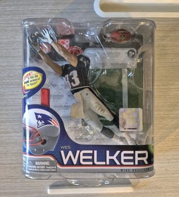 Figura Mcfarlane de los New England Patriots de Wes Welker serie NFL 2011  Foto 1 de 4