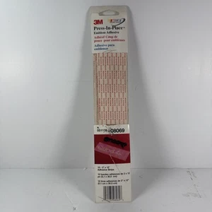 NOS 3M Transfer Press-In-Place Emblem Adhesives, 2 x 12 in, Qty 10 Strip - Picture 1 of 3