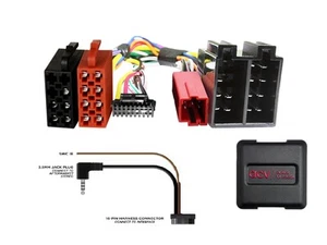 para Renault Master 2 JD Master 3 Coche Radio Adaptador Volante Botones Adaptador ISO - Imagen 1 de 4