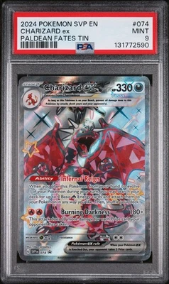 Charizard ex 074 Sv: Scarlet & Violet Promo Cards Holo PSA 9  - Image 1 of 2