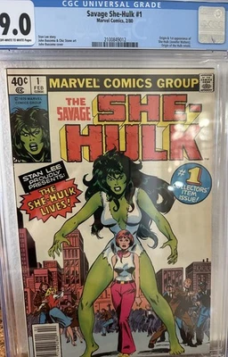 Savage She-Hulk #1 CGC 9.0 White Pages - 1st Appearance She-Hulk 1980 - Image 1 of 4