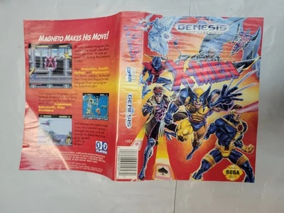 BOX ART ONLY X-Men X Men Sega Genesis Case OEM - Image 1 of 2