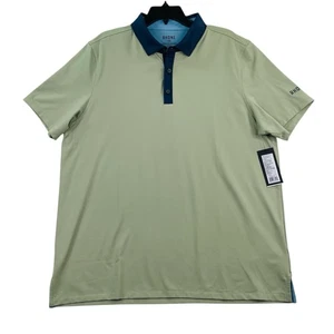 Camisa polo de golf Rhone para hombre talla XL verde rendimiento deportivo elástica manga corta nueva - Imagen 1 de 9