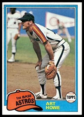 1981 Topps #129 Art Howe Houston Astros - Image 1 of 2