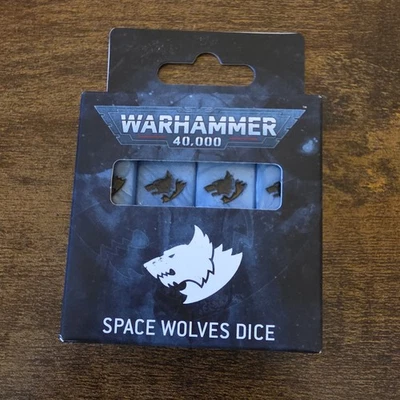 Warhammer 40k Space Wolves Dice Set - Games Workshop Brand New Never Opened - Image 1 of 2