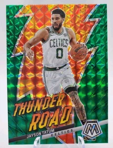 2022-23 Panini Mosaic JAYSON TATUM #10 Thunder Road Mosaico Verde come nuovo! - Foto 1 di 2