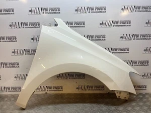 VW POLO 6R DRIVERS SIDE WING WHITE LB9A 2009-2014 DENTED - Picture 1 of 15