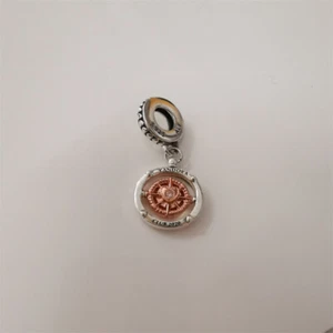 Pandora Club Compass S925 Ale Charm With Bag with pouch - Picture 1 of 4