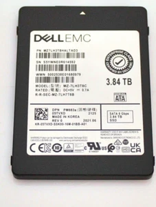 5TVXD Dell EMC 3.84TB SATA 6Gbps Read Intensive 2.5'' SSD 05TVXD MZ-7LH3T8C - Picture 1 of 1