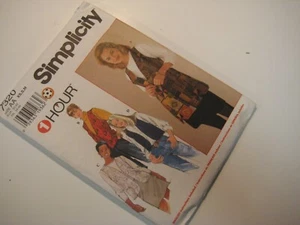 7320 1 Hour Vest Simplicity Sewing Pattern Misses' Sz XS, S, M - Picture 1 of 4