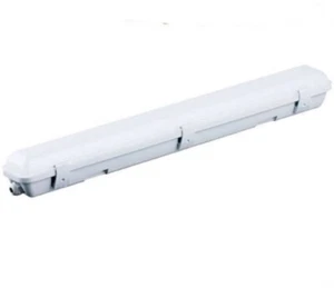 40W 1200 LED Zeus Weatherproof Fluorescent Ceiling Batten Light Tri Colour 4ft - Picture 1 of 2