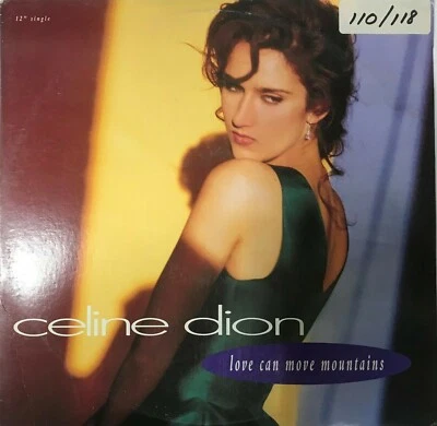 Celine Dion - Love Can Move Mountains 12" Single Vinyl VERY RARE 1992   - Image 1 of 4