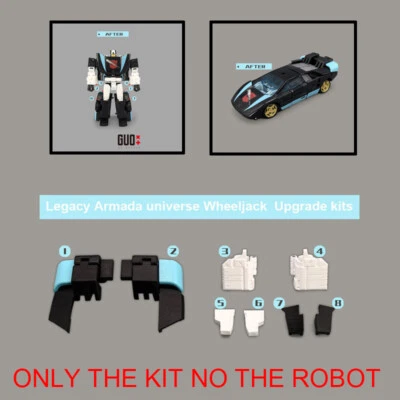 Kit de actualización de piezas de llenado para accesorios Legacy United Armada Wheeljack Foto 1 de 4