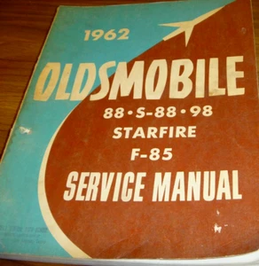 Oldsmobile Starfire 1962 cupé convertible taller manual de reparación - Imagen 1 de 2