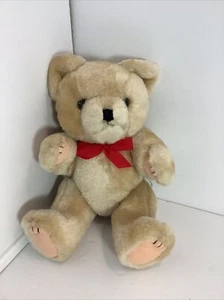 Plush Stuffed Tan Lot Of 4 Teddy Bears Jointed Posable 10” New S3 - Picture 1 of 5