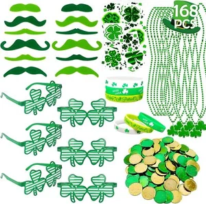 St Patrick's Day Accessories 168 PCS, Saint Patricks Party Favors Party Decorati - Picture 1 of 7