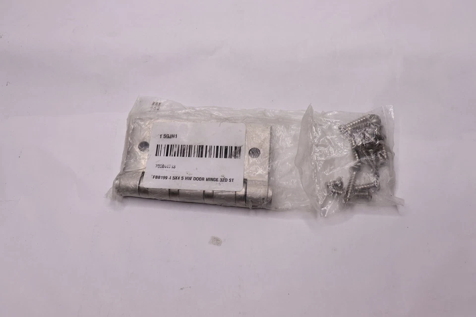 Bisagra a tope de peso pesado Stanley acero inoxidable satinado 4-1/2" H x 2" W 5GJH1 Foto 1 de 1