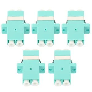 5 PCS Duplex Converter Ethernet Cable Connector Fiber Optic Flange Adapter - Zdjęcie 1 z 12