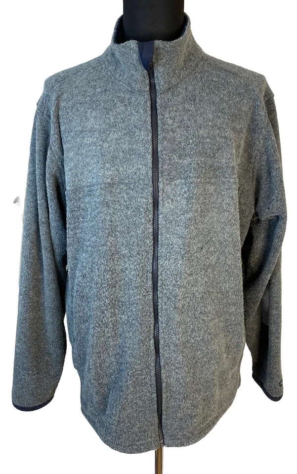 Tyndale FR Fleece Jacket Mens 2XL Gray Full Zip Flame Resistant Arc Rating USA - Image 1 of 4
