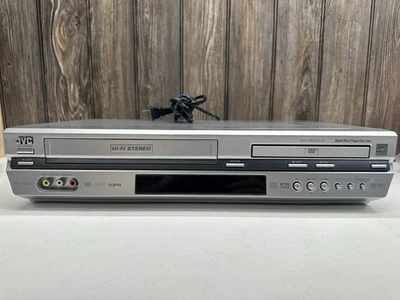 JVC HR-XVC29SU Hi-Fi Stereo DVD VCR Combo Player Recorder Tested no remote - Image 1 of 4