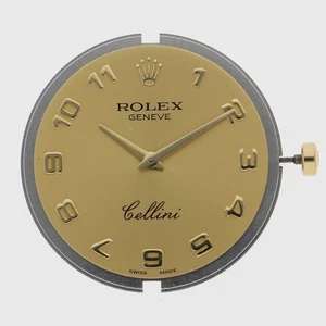 Rolex Movimento Originale Cellini Cal.6620 Unisex Orologio Ricambi Quadrante Oro SS Funzionante - Foto 1 di 4