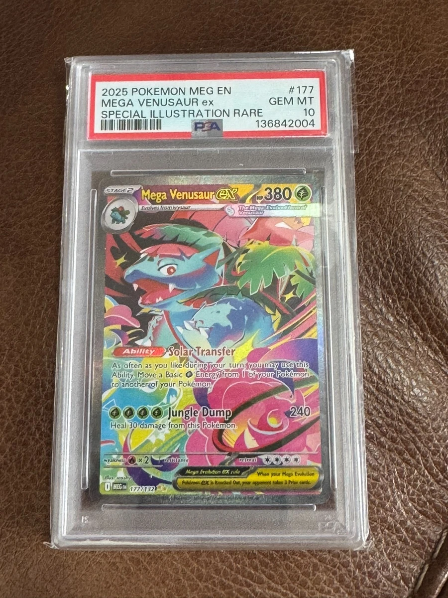 Venusaur Pokémon TCG Grade 10 Rare Individual Collectible Card