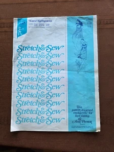 Vintage Stretch & Sew # 2085 Nachthemden mit Passe Muster - Gr. S, M, L - Bild 1 von 3