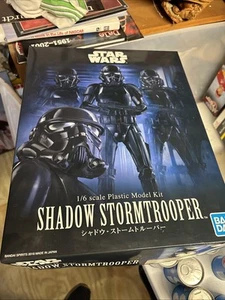 Star Wars Shadow Stormtrooper 1/6 scale plastic model kit Bandai New Sealed. - Afbeelding 1 van 4