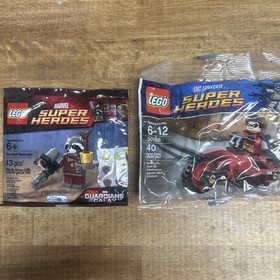 Sealed Lego Super Heroes 30166 And Rocket raccoon