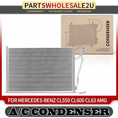 1pc AC A/C Condenser for Mercedes-Benz CL550 CL600 CL63 AMG S550 S600 S63 AMG - Image 1 of 4