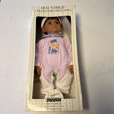 Muñeca Bebé 16" Seymour Mann Hug' N Hold Coleccionista Muñeca Vinilo - Nueva en Caja -B.B5 Foto 1 de 4