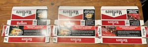 Marlboro - Flat Pack Cigarette Carton - Empty Lot Of 3 - Picture 1 of 12