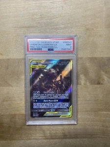 Umbreon and Darkrai GX Tag Team Black Star Promo SM241 - PSA 9 - MINT - Picture 1 of 2