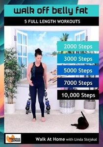 Walk Aerobics Indoor Walking Workout DVD WALK OFF BELLY FAT 5 Workout DVD - Picture 1 of 1