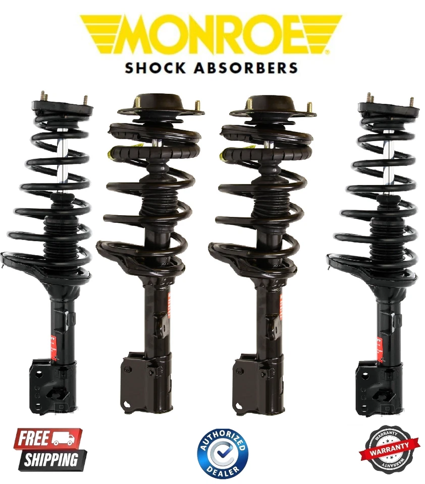 Muelle helicoidal completo Monroe delantero y trasero - puntal rápido para Hyundai Tucson 05-09 Foto 1 de 1