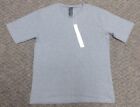 NWT COLD METHOD Basic Fitted Crew S/S Shirt Grey Melange $40 Mens Size XXL 