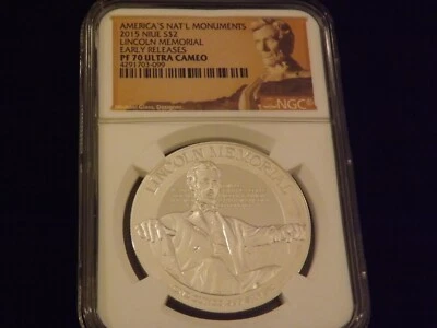 2015  $2   Lincoln   Early Releases   NGC  PF 70 - Image 1 of 2
