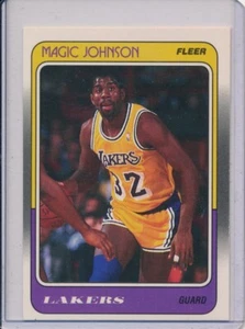 1988-89 Fleer - #67 Magic Johnson Los Angeles Lakers - Picture 1 of 2