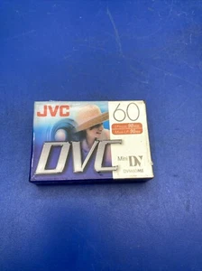JVC DVC 60 Mini DV DVM60ME Mini Cassette Brand New Sealed  - Picture 1 of 6