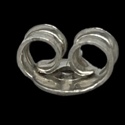 Chiusura farfallina orecchino farfalla color argento argento 925 LxH 0,45x0,6 cm - Immagine 1 di 4