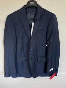 CALVIN KLEIN BLAU ANZUG JACKE SLIM FIT HERREN GR 40 R NEU OHNE ETIKETT - Bild 1 von 4