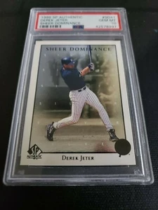 1998 SP Autentico Derek Jeter Sheer Dominance Psa 10 Gemme Ottime Condizioni-Yankees - Foto 1 di 3