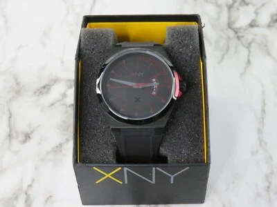 XNY Watch Men's Tailored Streetwear Black Silicone Strap XB001 - Image 1 of 4
