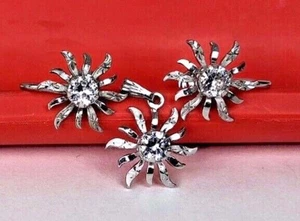 925 Sterling Silver Vintage Marvel Mfg. Co. Earrings and Pendant. Christmas gift - Picture 1 of 12