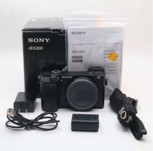 Sony Digital Camera Alpha a6300 Black Mirrorless E 16-50mm Tested Working - Picture 1 of 12