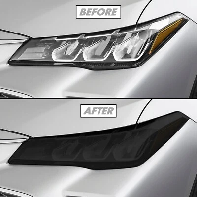 PARA TOYOTA AVALON 2019-2022 faros humo precortado vinilo tinte superposiciones Foto 1 de 4