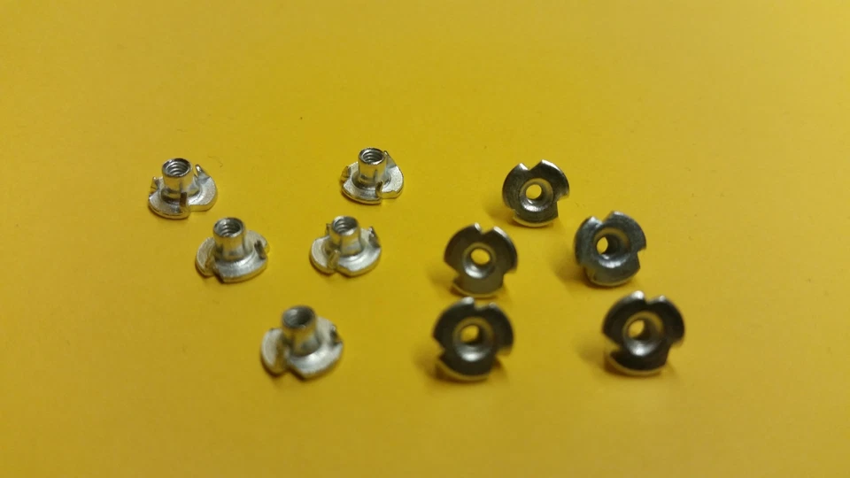 10x Einschlagmutter M2 Stahl Einziehmutter Krallenmuttern Einpressmuttern - Bild 1 von 1