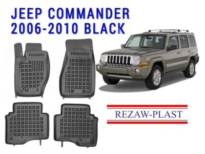 REZAWPLAST Floor Liners for 2006-2010 Jeep Commander Floor Mats All Weather - Imagem 1 de 4