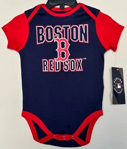 NUEVO 1 pieza Recién nacido Bebé Boston Medias Rojas Conjunto RedSox Bebé Talla Camisa Ropa - Imagen 1 de 8