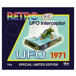 SIXTEEN 12 - GERRY ANDERSON - INTERCEPTOR OVNI RETRO - NUEVO - SELLADO DE FÁBRICA - Imagen 1 de 6